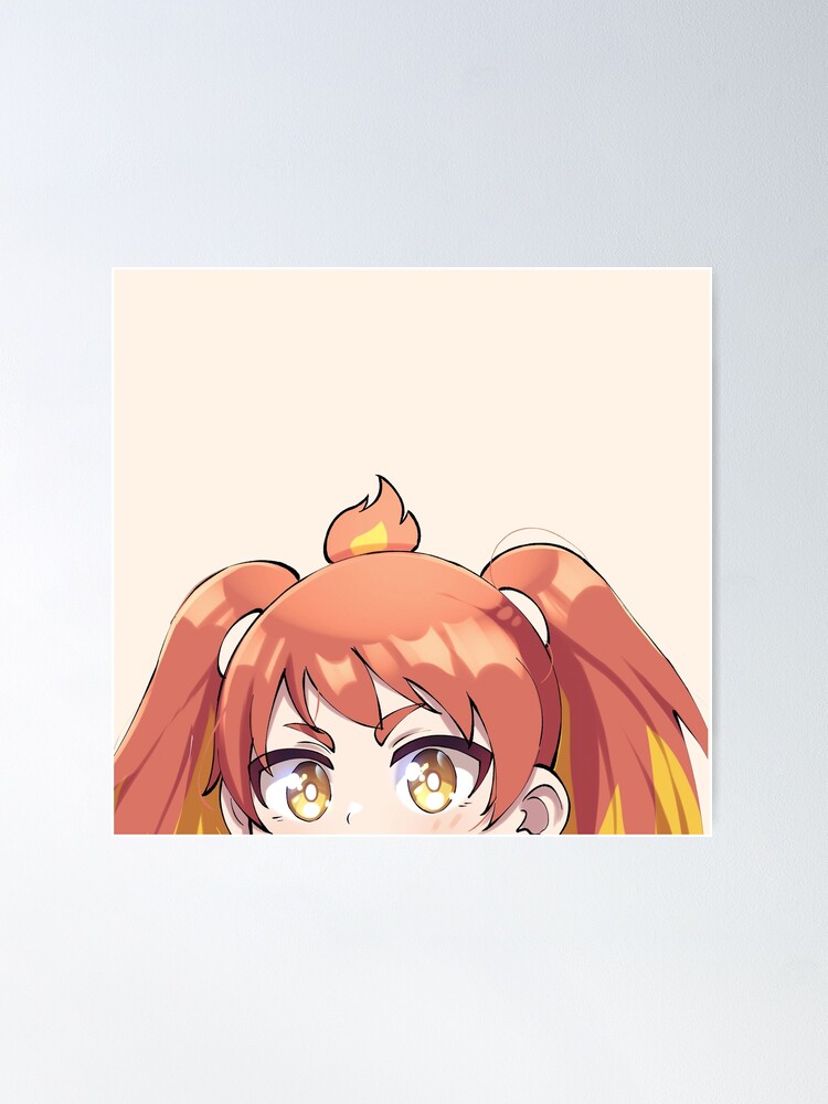 Menhera chan peeker - Peeking anime girl Magnet for Sale by giftycat