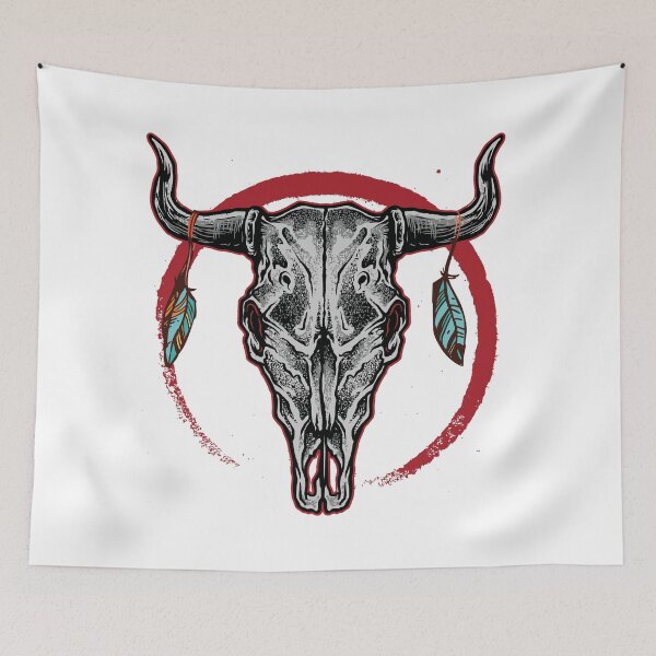 Item preview, NATIVE AMERICAN-BUFFALO SKULL designed and sold by nativeStor.