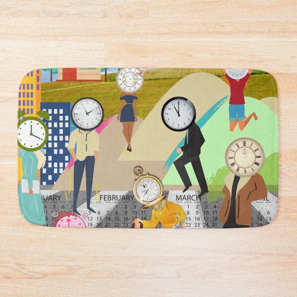 Item preview, clock people move on. designed and sold by Colorise.