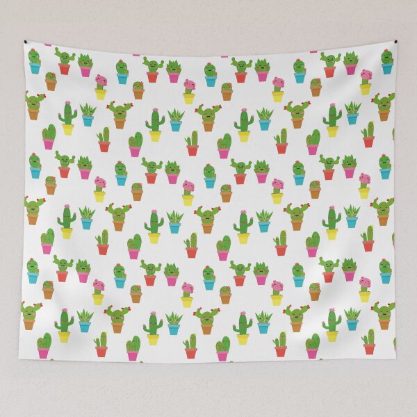 Item preview, Cactus, kawaii cactus, botanical, cute plants, mexican cactus designed and sold by Terevela.