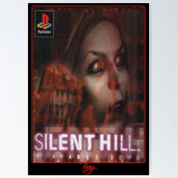 Silent Hill 1 Playable Demo - PsX Original Box Art (No Neon) Poster for  Sale by Brazz Official