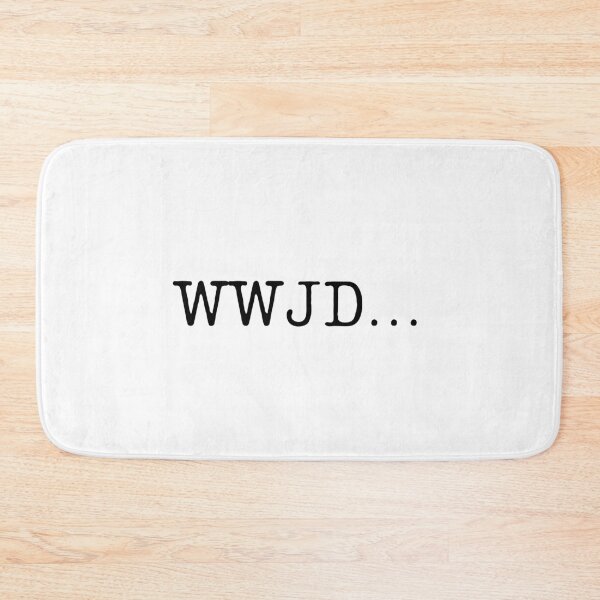 Item preview, Christian quote WWJD designed and sold by pureheartvision.