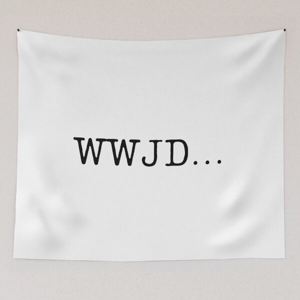 Item preview, Christian quote WWJD designed and sold by pureheartvision.