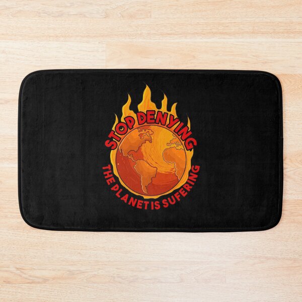 Item preview, Climate change is Here, stop denying -  Earth day  designed and sold by majuga.