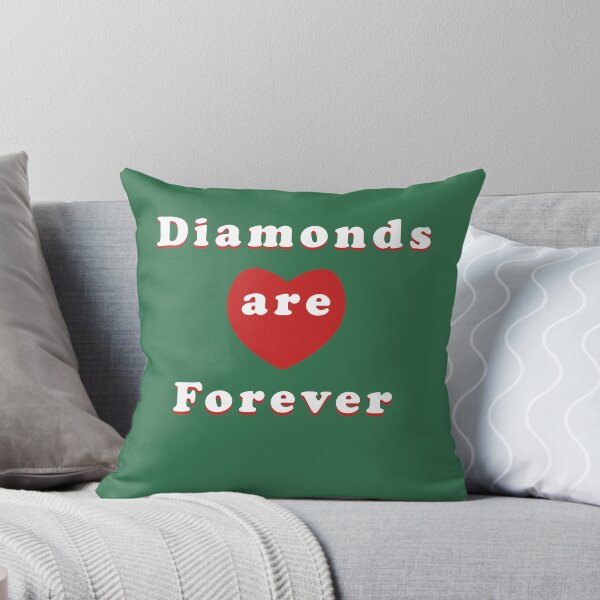 Item preview, Diamonds are Forever Slightly Wrong Funny Design designed and sold by Quotes-I-Wear.