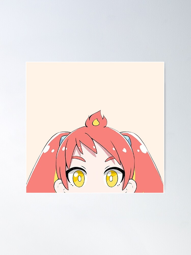 Menhera chan peeker - Peeking anime girl Poster for Sale by giftycat