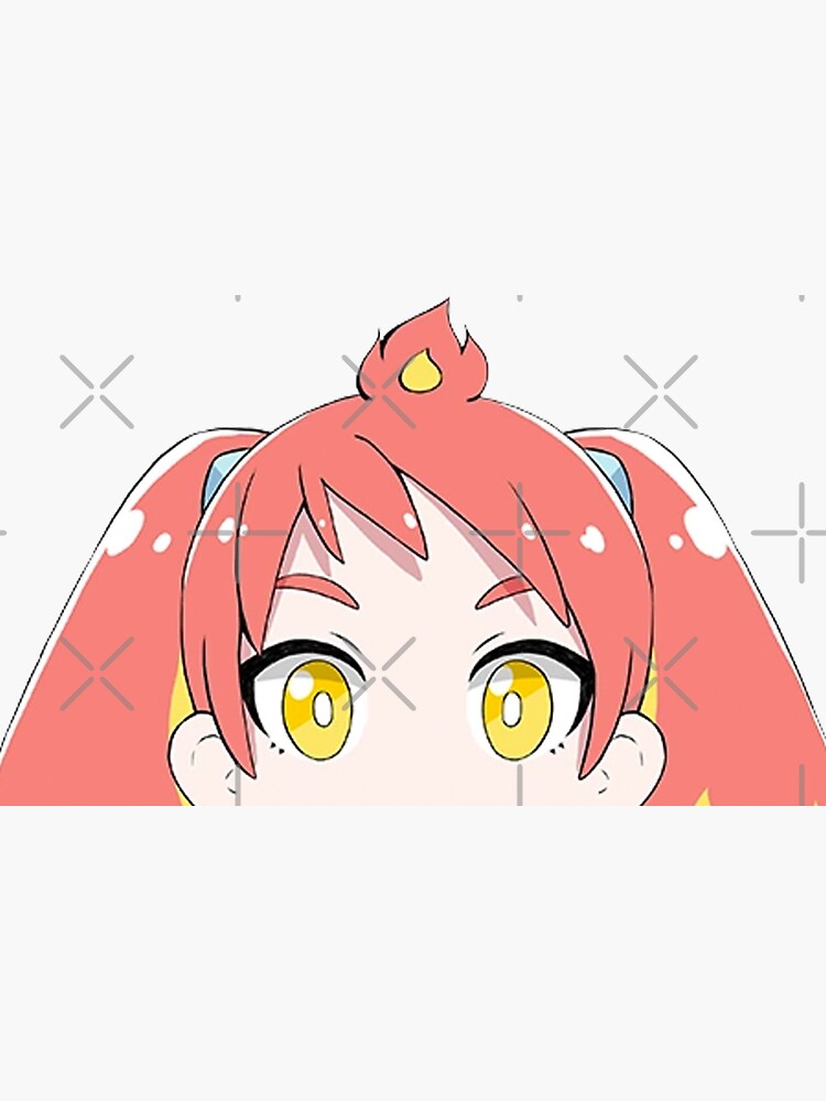 Menhera chan peeker - Peeking anime girl Magnet for Sale by giftycat