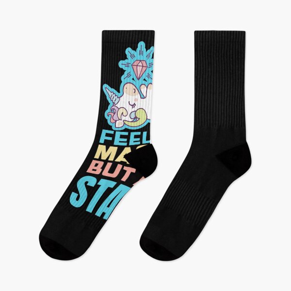 Item preview, Feeling Magical But Also Stabby - Funny Unicorn designed and sold by jacks-tees.