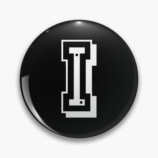 Item preview, I letter in college font University Uni USA designed and sold by GeogDesigns.