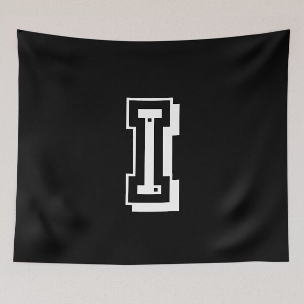 Item preview, I letter in college font University Uni USA designed and sold by GeogDesigns.