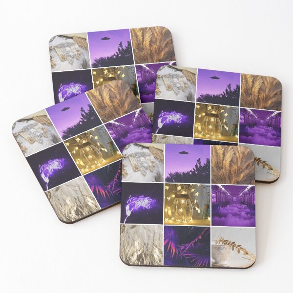 Item preview, Gold and Purple Moodboard designed and sold by feardeargcrafts.