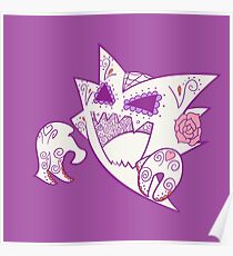 Haunter Pokemuerto | Pokemon & Day of The Dead Mashup Poster