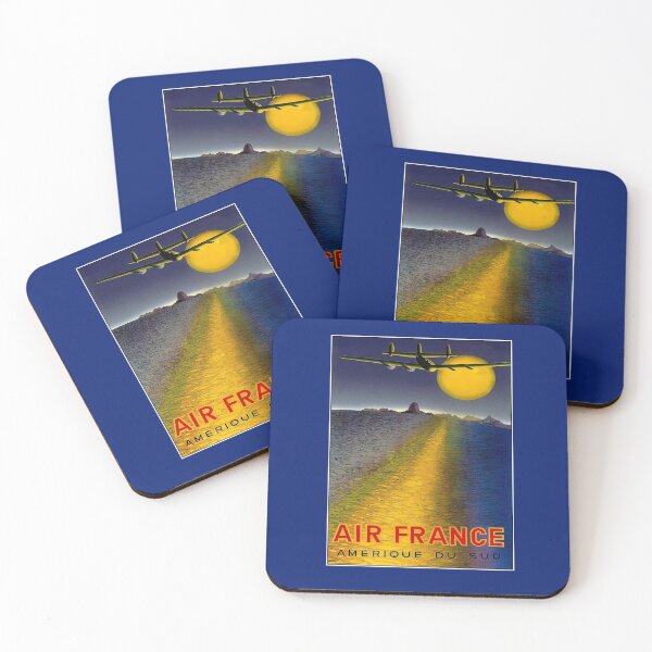 Item preview, AIR FRANCE : Vintage Amerique Du Sud Advertising Print designed and sold by posterbobs.