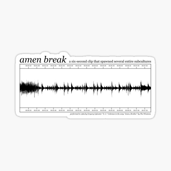 Item preview, Amen Break (Black) designed and sold by breakshirts.