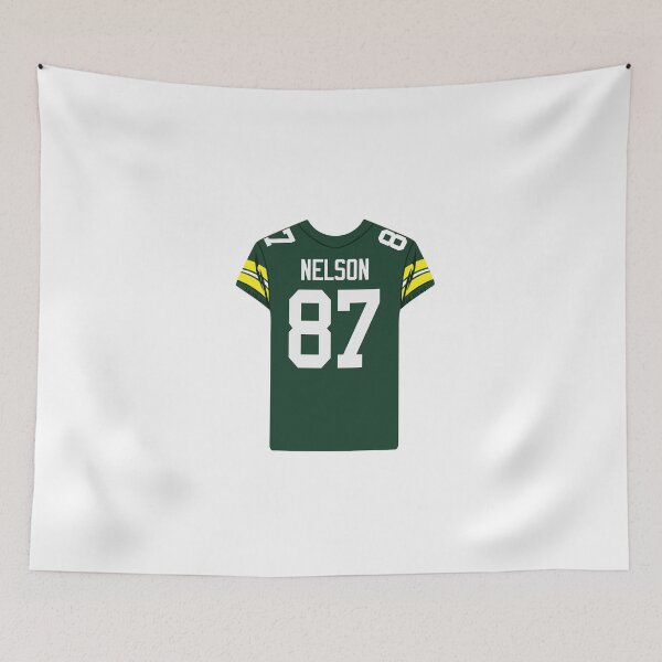 Aperçu de l'œuvre Maillot Jordy Nelson # 87 créée et vendue par BACGraphics.