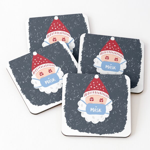 Item preview, santa mask designed and sold by malarartwork.