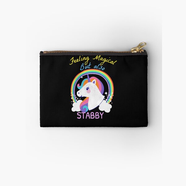 Item preview, Feeling Magical But Also Stabby - Funny Unicorn Rainbow designed and sold by jacks-tees.