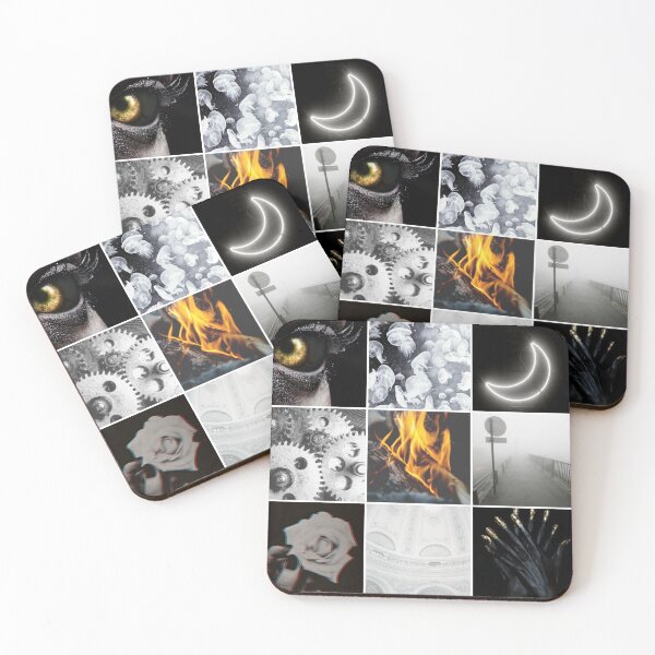 Item preview, Gold and White Moodboard designed and sold by feardeargcrafts.