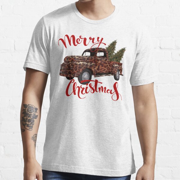 Vintage Car Carrying Christmas Tree Pittsburgh Steelers Merry Christmas T- Shirt - TeeNavi