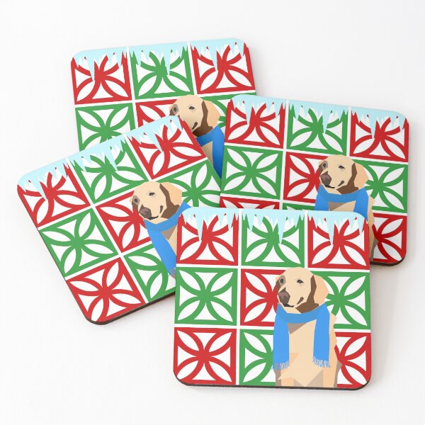 Item preview, Breeze Block Lucky Dog - Christmas designed and sold by 7SistersGraphX.