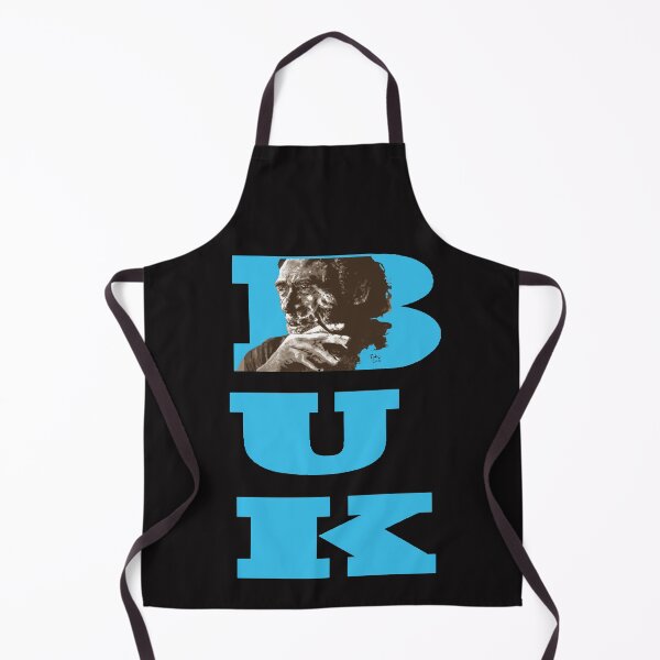 Item preview, Charles BUK owski - POP-ART - sepia blue designed and sold by ARTito.