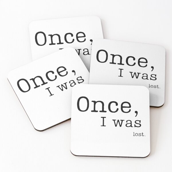 Item preview, Christian quote Once I Was lost designed and sold by pureheartvision.