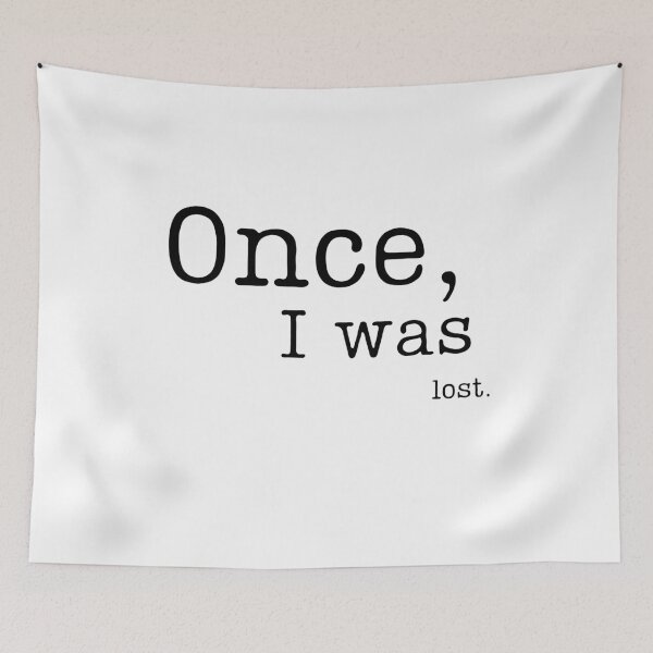 Item preview, Christian quote Once I Was lost designed and sold by pureheartvision.