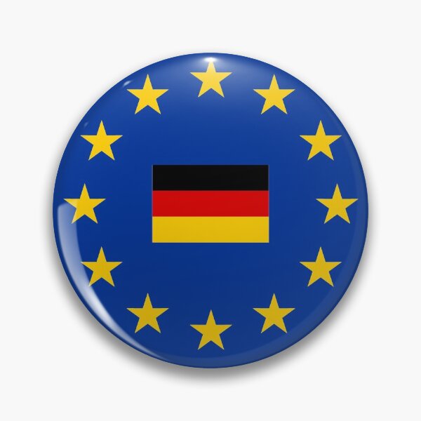 Item preview, EU Europe Germany ensign flag designed and sold by GeogDesigns.