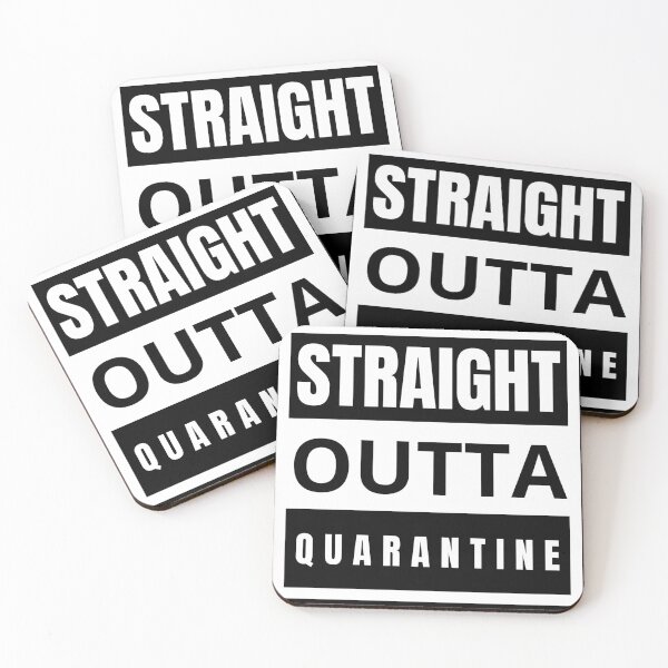 Item preview, Straight outta quarantine  designed and sold by Cafecreative.
