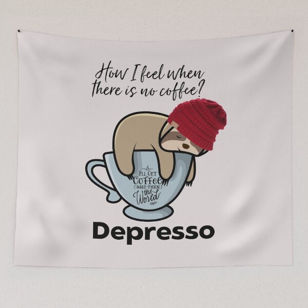 Item preview, Coffee Sloth designed and sold by Inspiretouplift.
