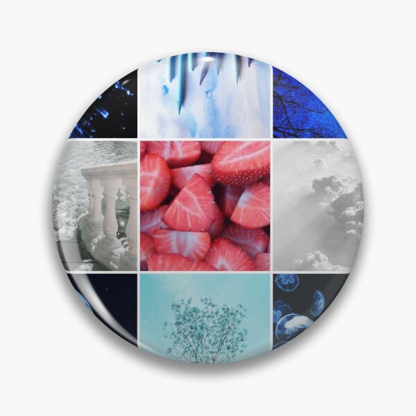 Artikelvorschau, Blaues, weißes und rotes Moodboard entworfen und verkauft von feardeargcrafts.