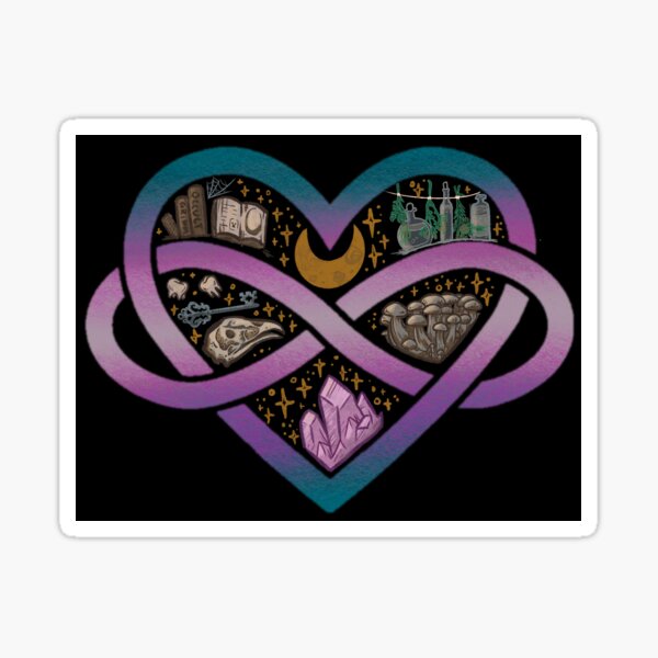 Transexual Polyamorous Witch Sticker