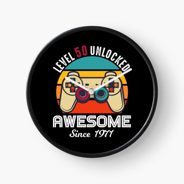 Item preview, Level 50 Unlocked Birthday Awesome Since 1971 designed and sold by RandomStuffShop.