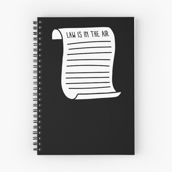 Item preview, Law is in the Air gift idea law student judge attorney designed and sold by PlatonisDesign.
