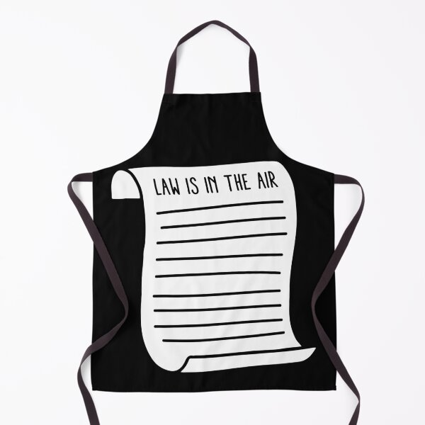 Item preview, Law is in the Air gift idea law student judge attorney designed and sold by PlatonisDesign.