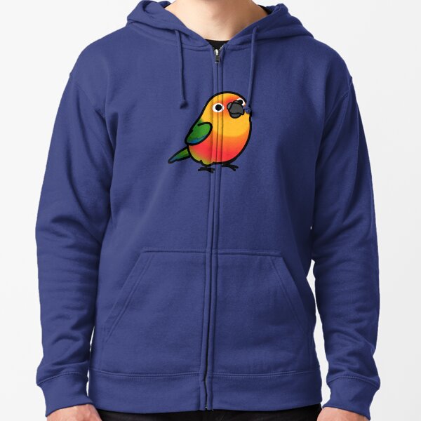 Chubby Jenday Conure Zipped Hoodie