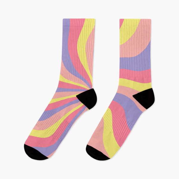 Item preview, Wavy Retro 70s Pastel abstract designed and sold by trajeado14.