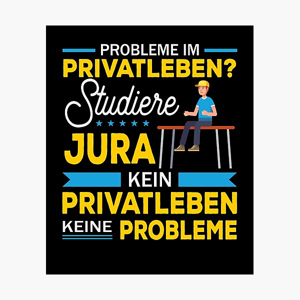 Item preview, Study law no personal life no problems present designed and sold by PlatonisDesign.