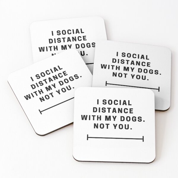 Item preview, Social Distance With My Dogs designed and sold by MountainPaws.