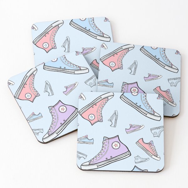 Item preview, Converse Style Blue Pastel Repeating pattern designed and sold by GeorgiaMarie13.