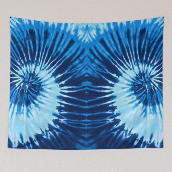 Item preview, Blue Retro Hippie Tie Dye designed and sold by mydoodlesateme.