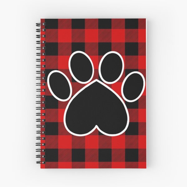 Item preview, Paw Print on Red Plaid designed and sold by Zurickdesigns.