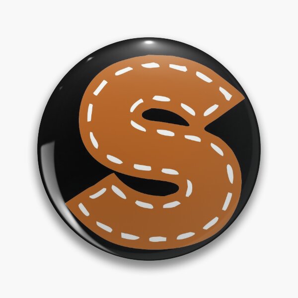 Item preview, S letter sewn in college style USA leather designed and sold by GeogDesigns.