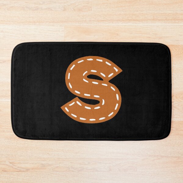 Item preview, S letter sewn in college style USA leather designed and sold by GeogDesigns.