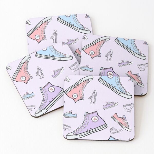 Item preview, Converse Style Purple Pastel Repeating pattern designed and sold by GeorgiaMarie13.