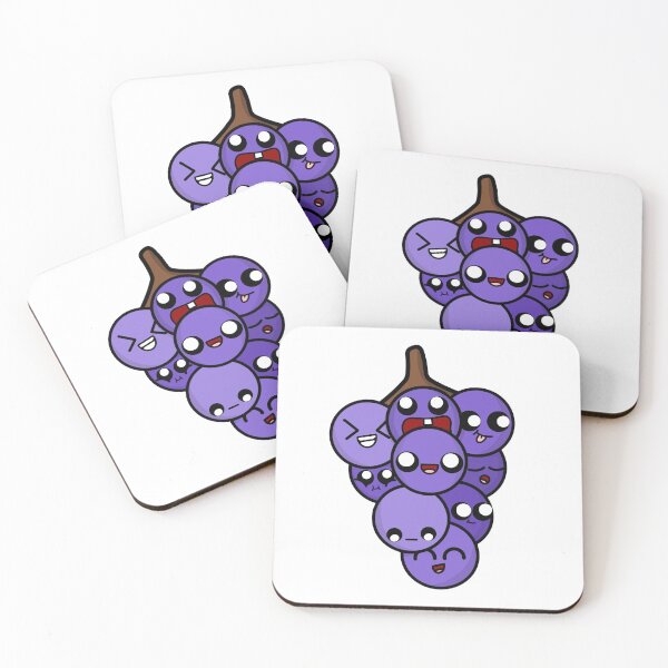 Item preview, Cute Cartoon Grape | Gift for Foodies and Food Lovers designed and sold by cookingwithten.