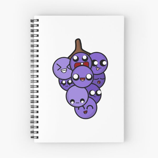 Item preview, Cute Cartoon Grape | Gift for Foodies and Food Lovers designed and sold by cookingwithten.