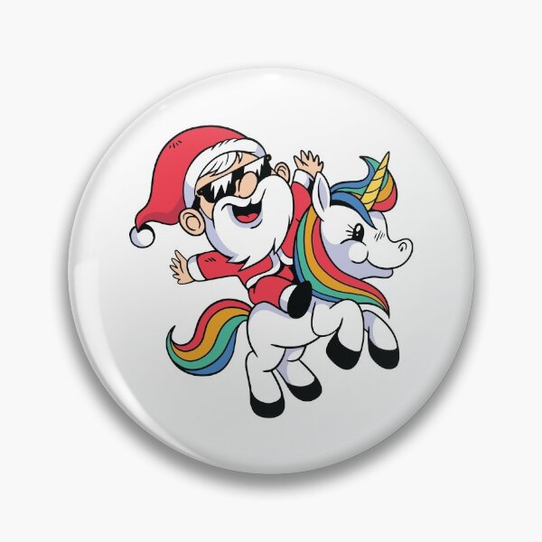 Item preview, Santa Claus Riding Unicorn Christmas designed and sold by OnepixArt.