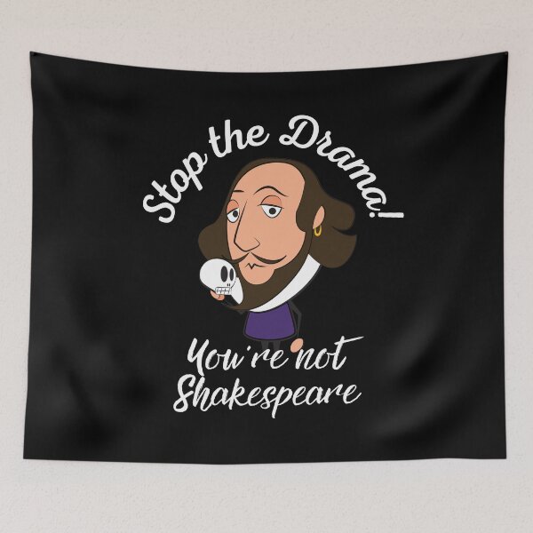 Item preview, Bookworm Stop The Drama You're Not Shakespeare designed and sold by Two Left Hands Design.