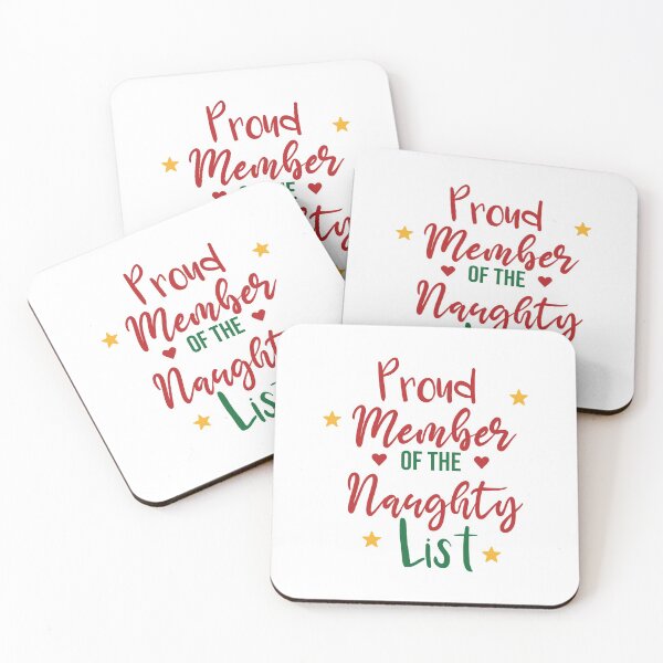 Item preview, Proud Member of The Naughty List Naughty Nice designed and sold by Avgeek21.